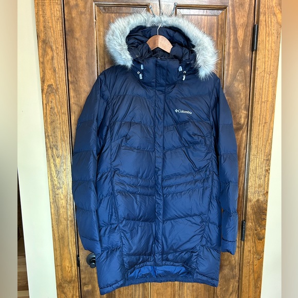 Columbia Jackets & Coats Columbia Womens Long Puffer Jacket With Detachable Hood Detachable